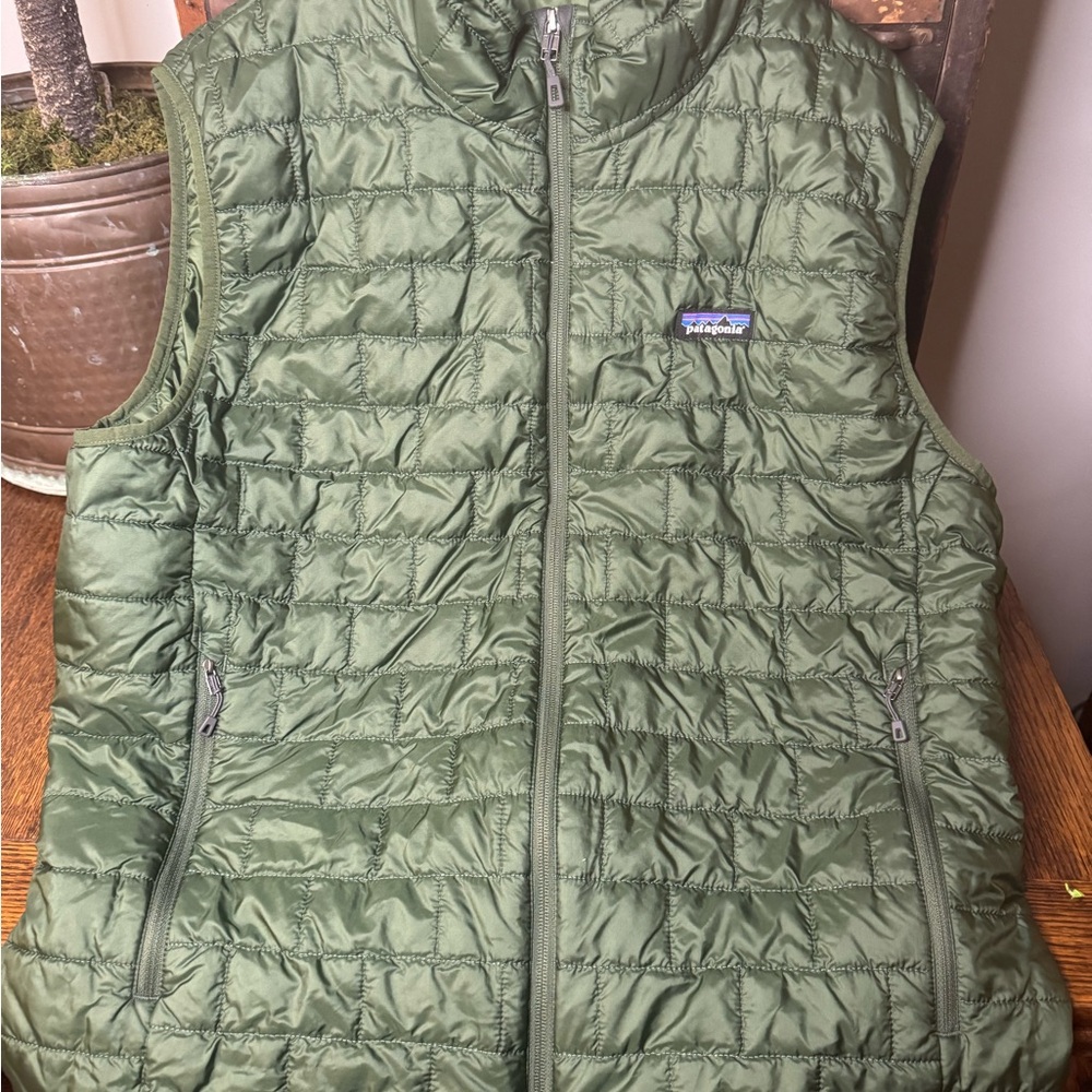 Patagonia Olive Quilted Outerwear